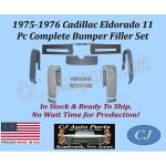 NEW 1975-1976 Cadillac Eldorado 11 Piece Complete Bumper Filler Panel Set